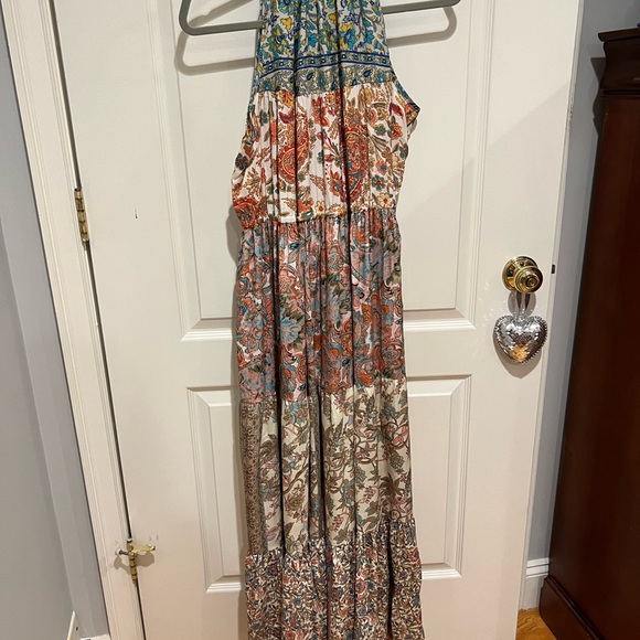 Gold & Silver bohemian dress from boutique in Provence France - Picture 6 of 9